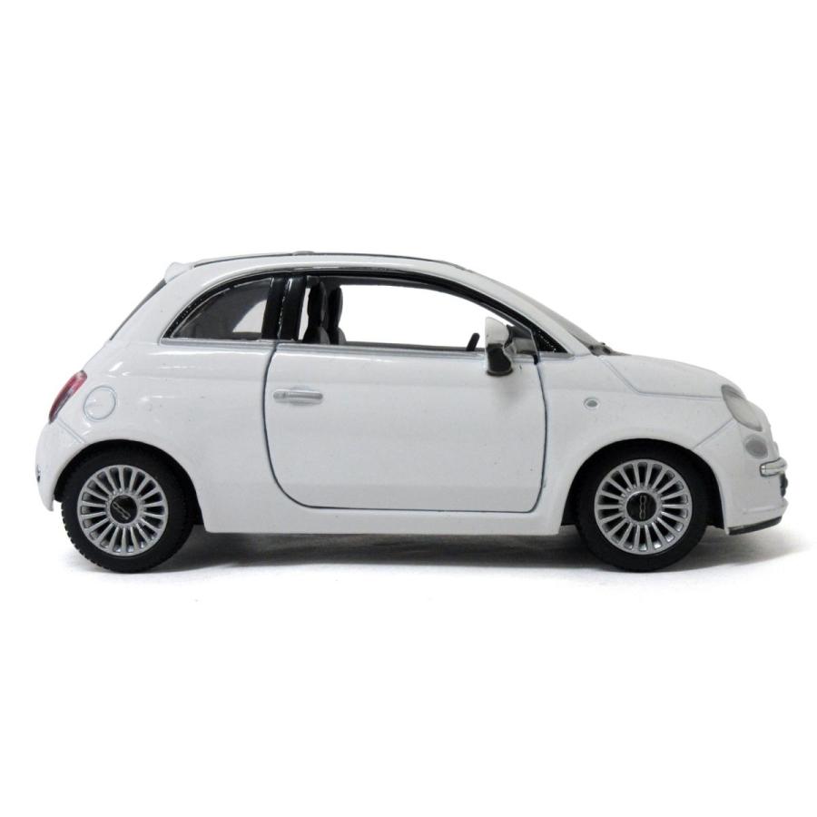 KiNSMART キンスマート プルバックミニカー 1/28 フィアット500 2007 3