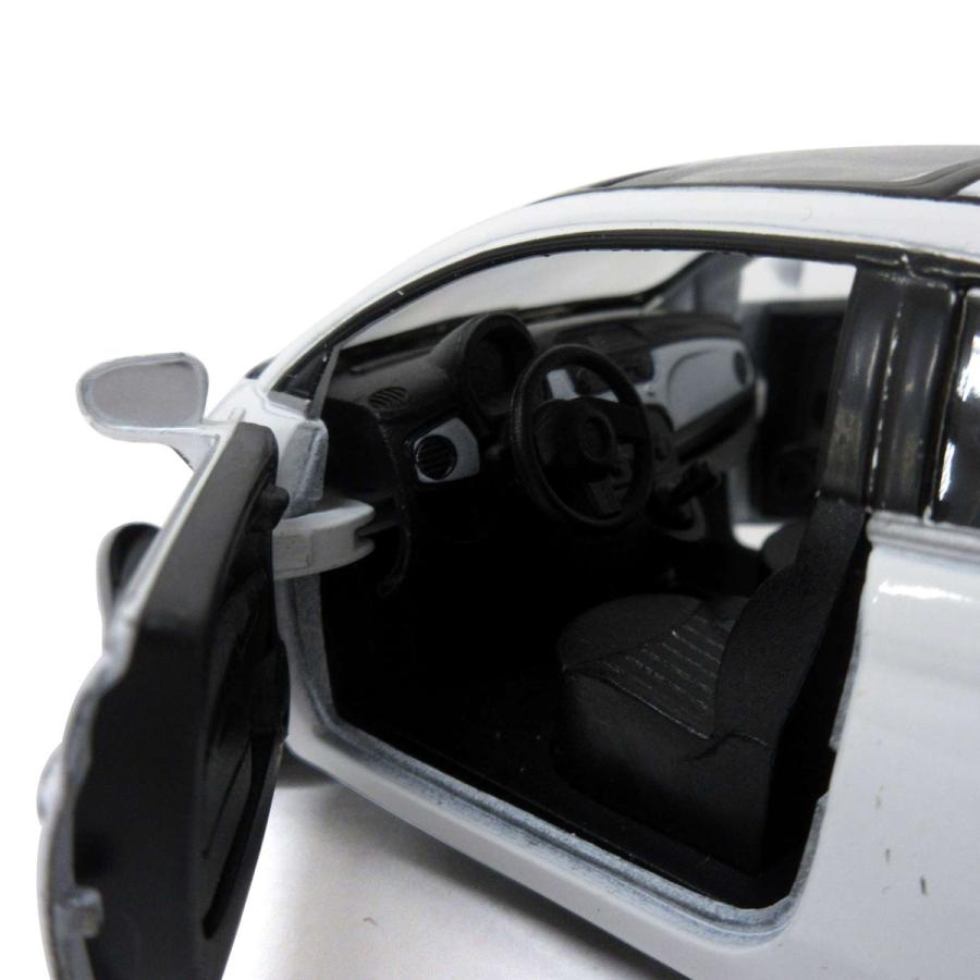 KiNSMART キンスマート プルバックミニカー 1/28 フィアット500 2007 3