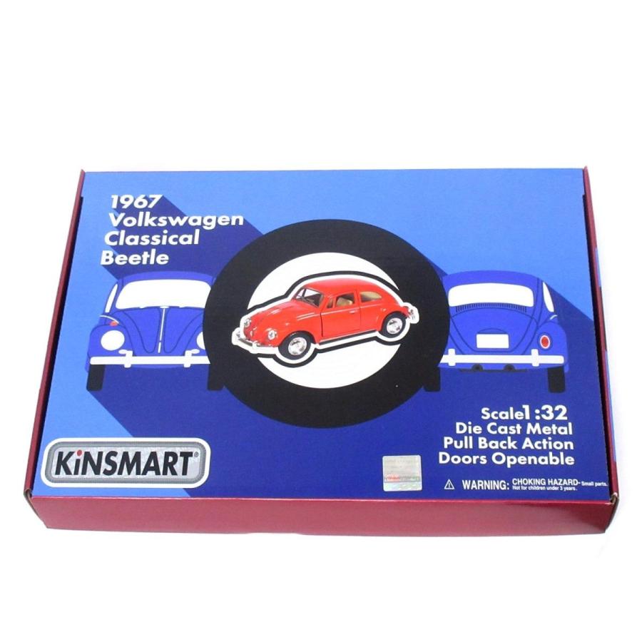 KiNSMART キンスマート プルバックミニカー 1/32 クラシックビートル 3