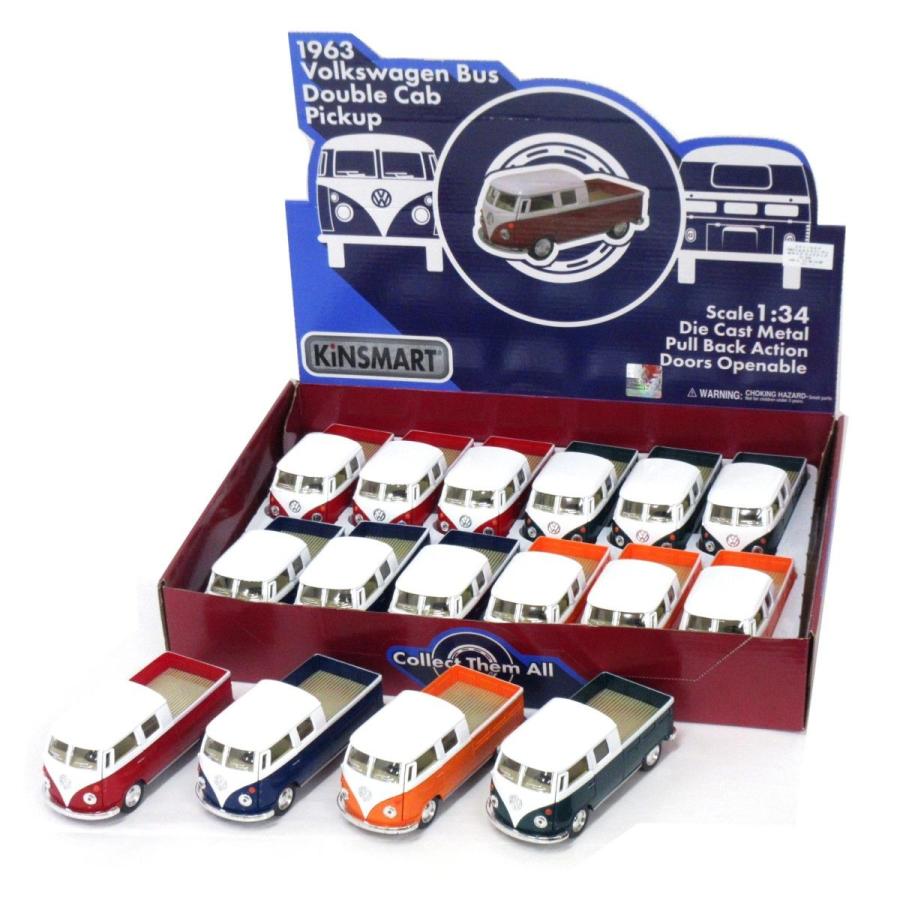 KiNSMART キンスマート プルバックミニカー 1/34 1963 ワーゲンバス W