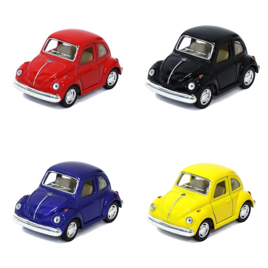 KiNSFUN プルバックミニカー フォルクスワーゲン 4インチ クラシック