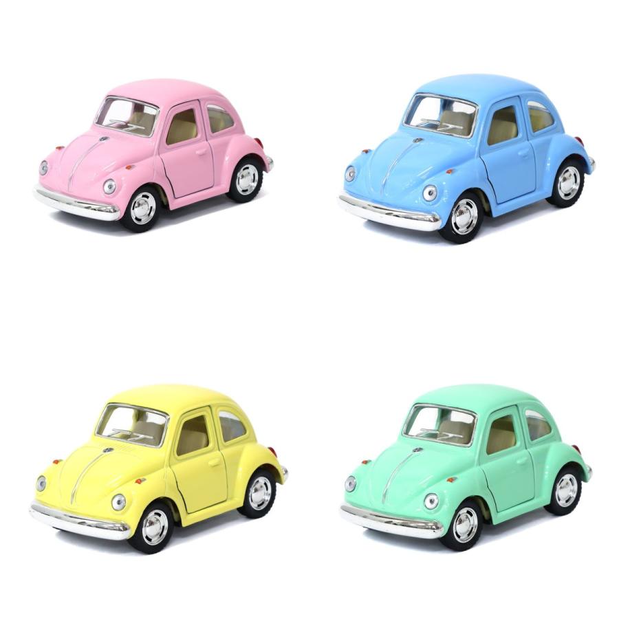 KiNSFUN プルバックミニカー フォルクスワーゲン 4インチ クラシック