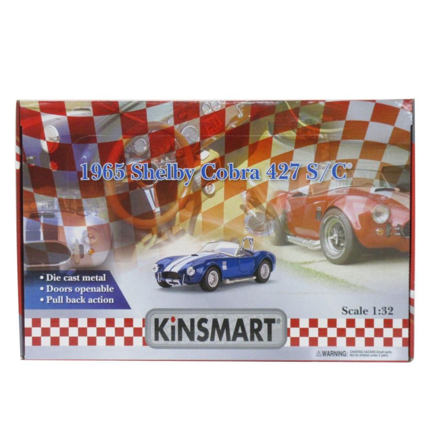 KiNSMART キンスマート プルバックミニカー 1/32 シェルビー コブラ