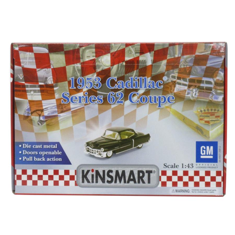KiNSMART キンスマート プルバックミニカー 1/43 キャデラック シリーズ62 クーペ 1953 4色アソート 12個入りBOX 201-664_12