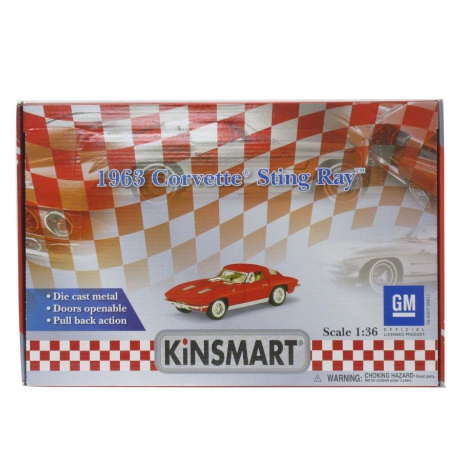 KiNSMART キンスマート プルバックミニカー 1/36 1963 シボレー