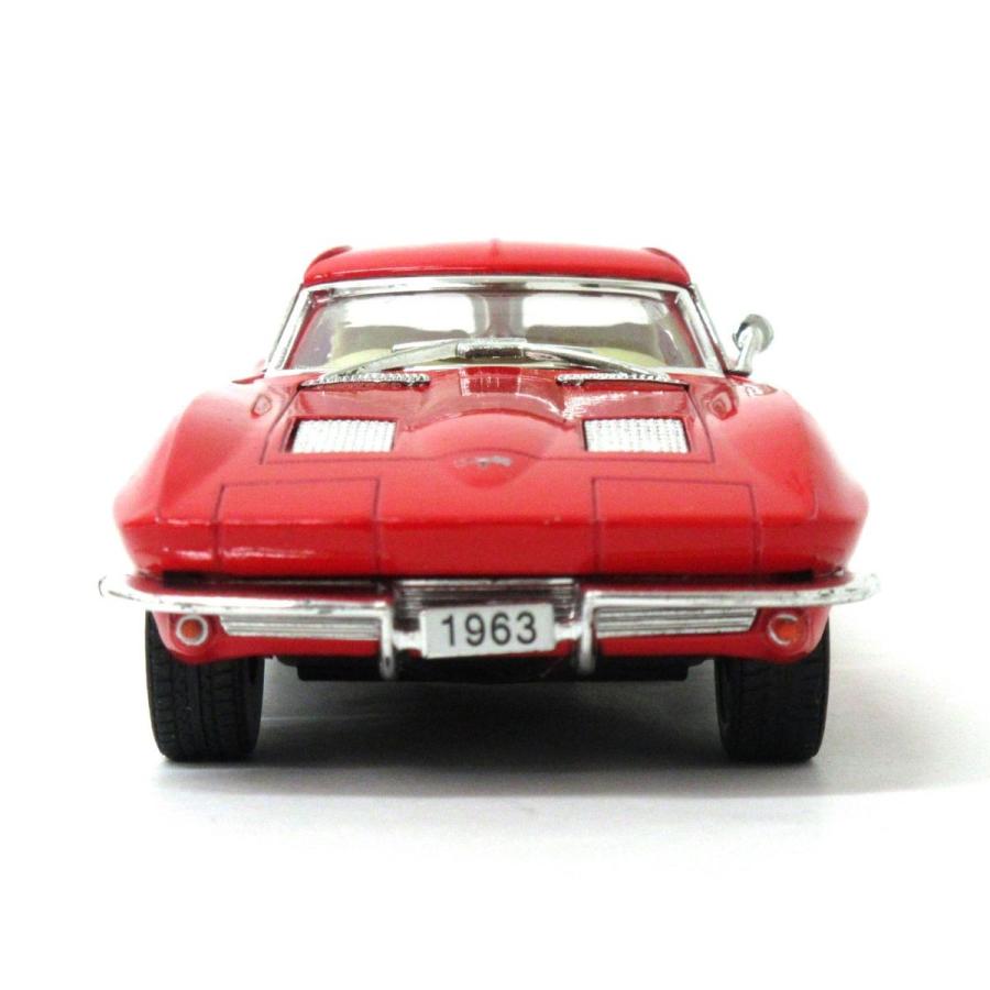 KiNSMART キンスマート プルバックミニカー 1/36 1963 シボレー コルベット 4色アソート 12個入りBOX 201-669_6