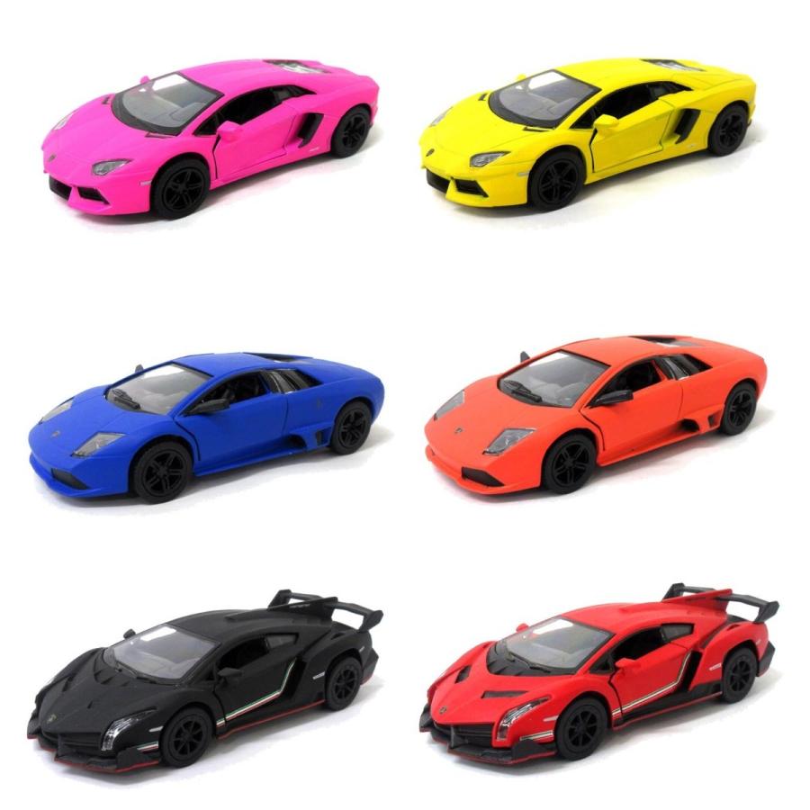 キンマートポルシェ、ランボルギーニ２個セット Lamborghini（ランボルギーニ） KiNSMART キンスマート プルバック
