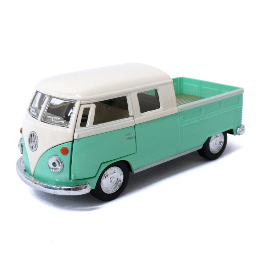 KiNSMART キンスマート プルバックミニカー 1/34 1963 ワーゲンバス Wキャブピックアップ パステルカラー 4色アソート 12個入りBOX 201-701_2