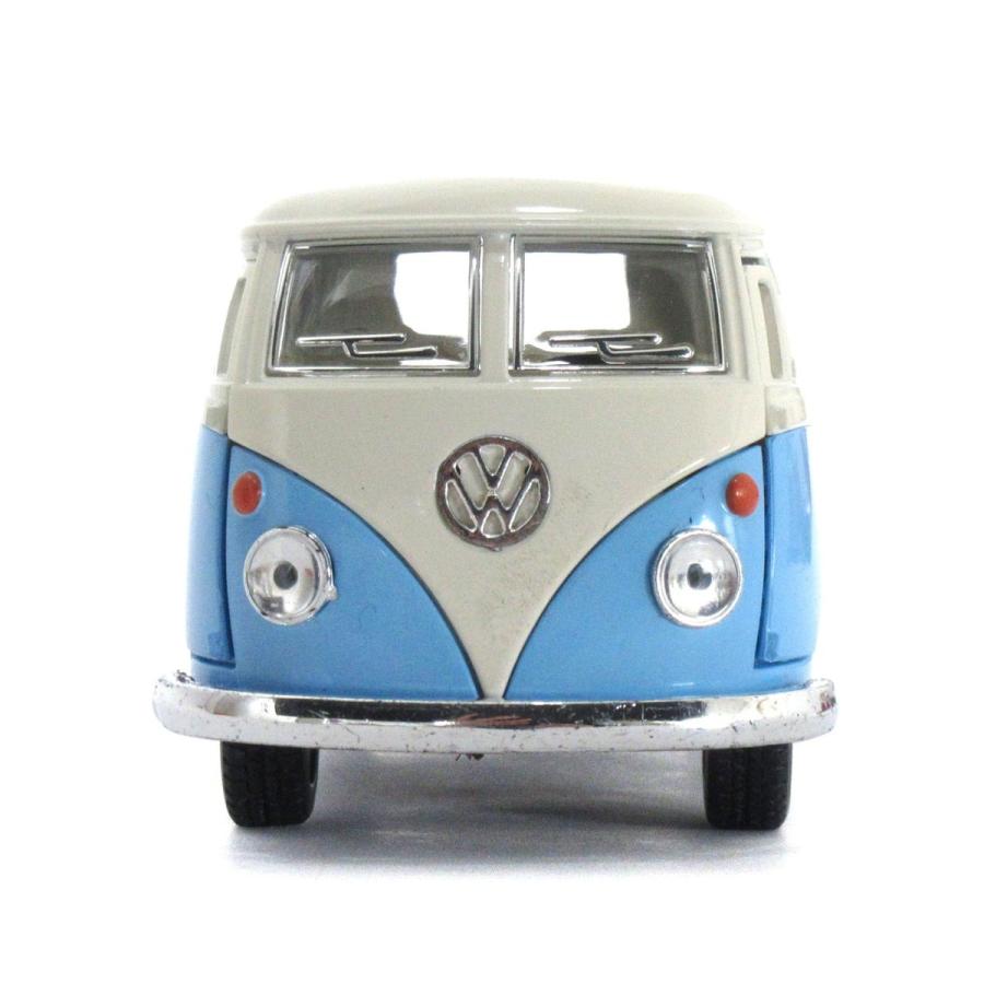 KiNSMART キンスマート プルバックミニカー 1/34 1963 ワーゲンバス Wキャブピックアップ パステルカラー 4色アソート 12個入りBOX 201-701_7