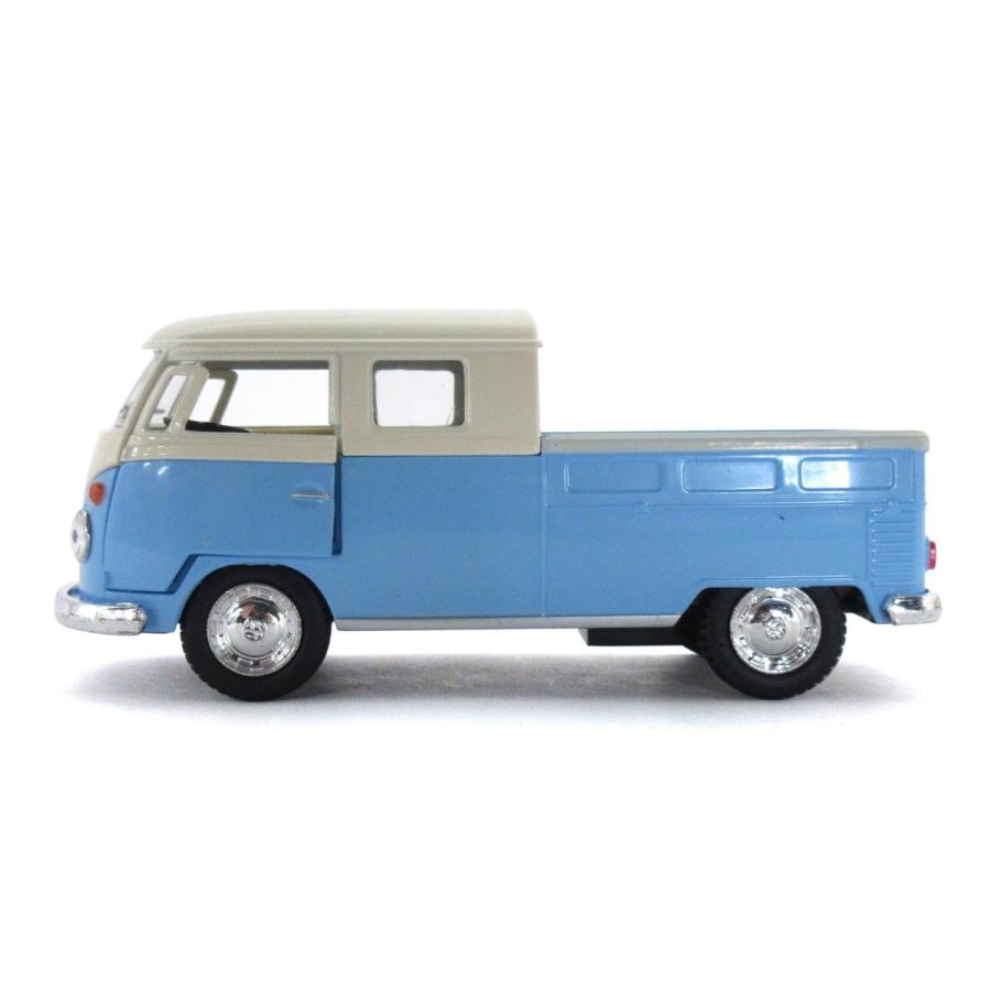 KiNSMART キンスマート プルバックミニカー 1/34 1963 ワーゲンバス Wキャブピックアップ パステルカラー 4色アソート 12個入りBOX 201-701_8