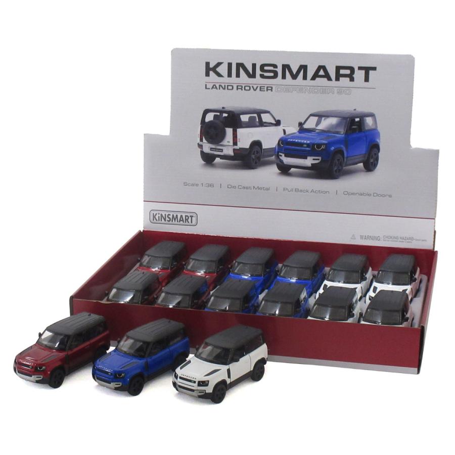 KiNSMART キンスマート プルバックミニカー 1/36 ランドローバー