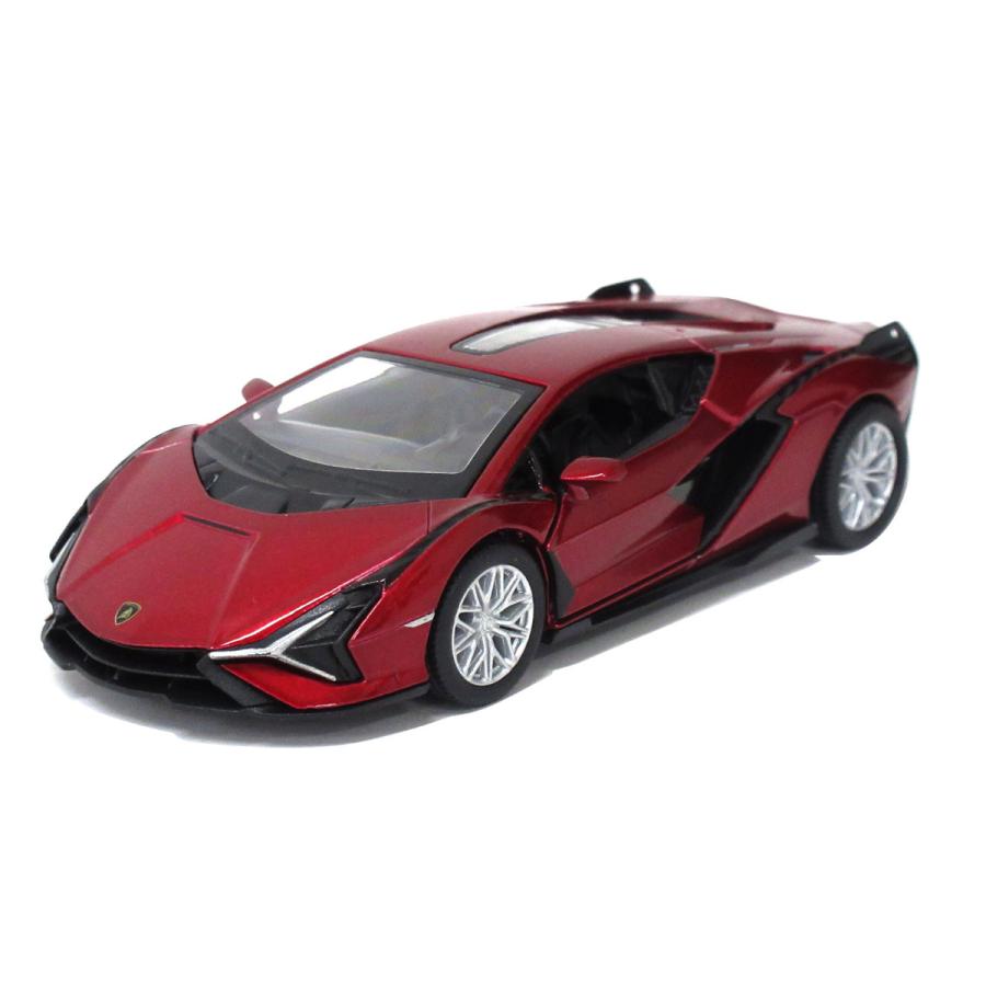 KiNSMART キンスマート プルバックミニカー 1/40 ランボルギーニ シアン 4色アソート 12個入りBOX 201-708_4