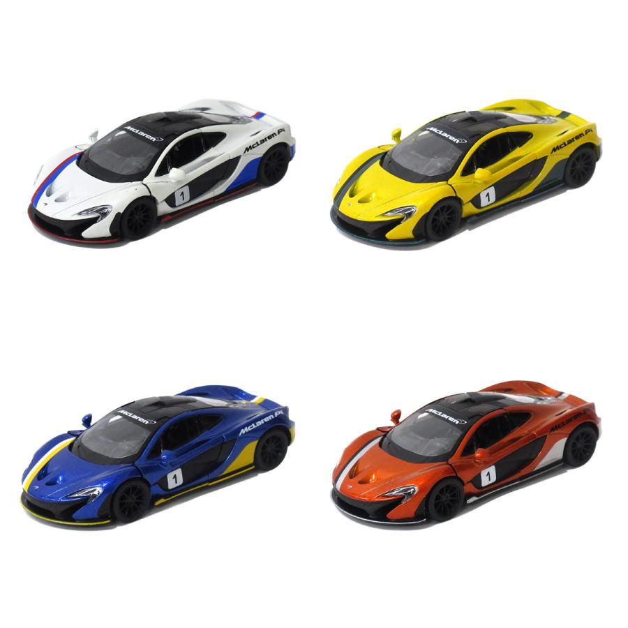 KiNSMART キンスマート プルバックミニカー 1/36 マクラーレン P1 4色アソート 12個入りBOX 201-711_1