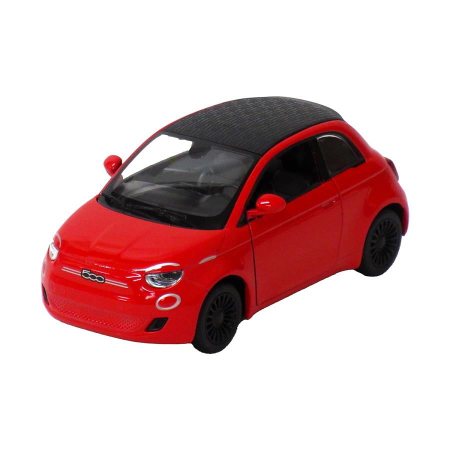 KiNSMART キンスマート プルバックミニカー 1/28 フィアット 500e 3色