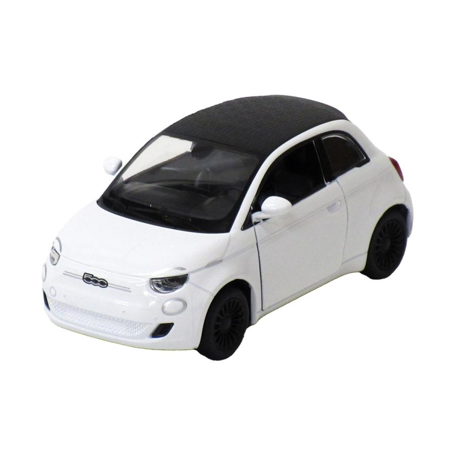 KiNSMART キンスマート プルバックミニカー 1/28 フィアット 500e 3色