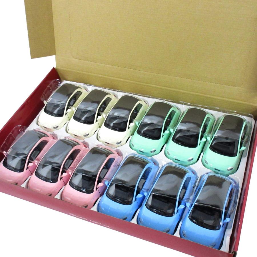 FIAT 500 e プルバックカー8セット KiNSMART キンスマート プルバックミニカー 1/28 フィアット 500e