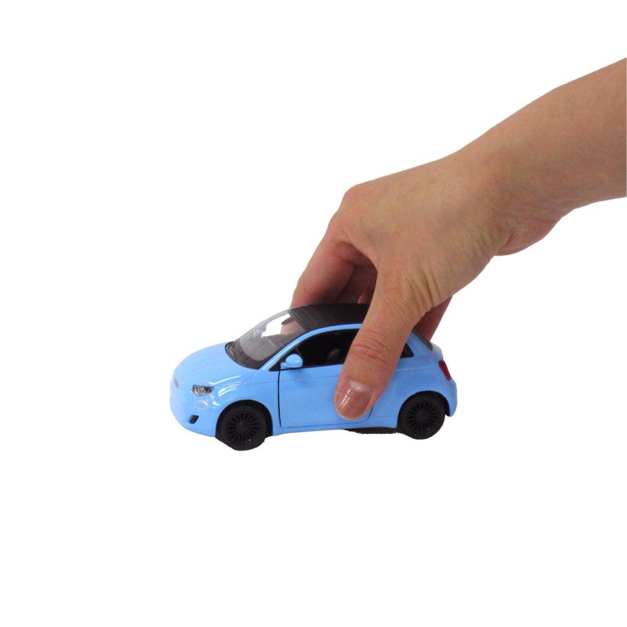 KiNSMART キンスマート プルバックミニカー 1/28 フィアット 500e