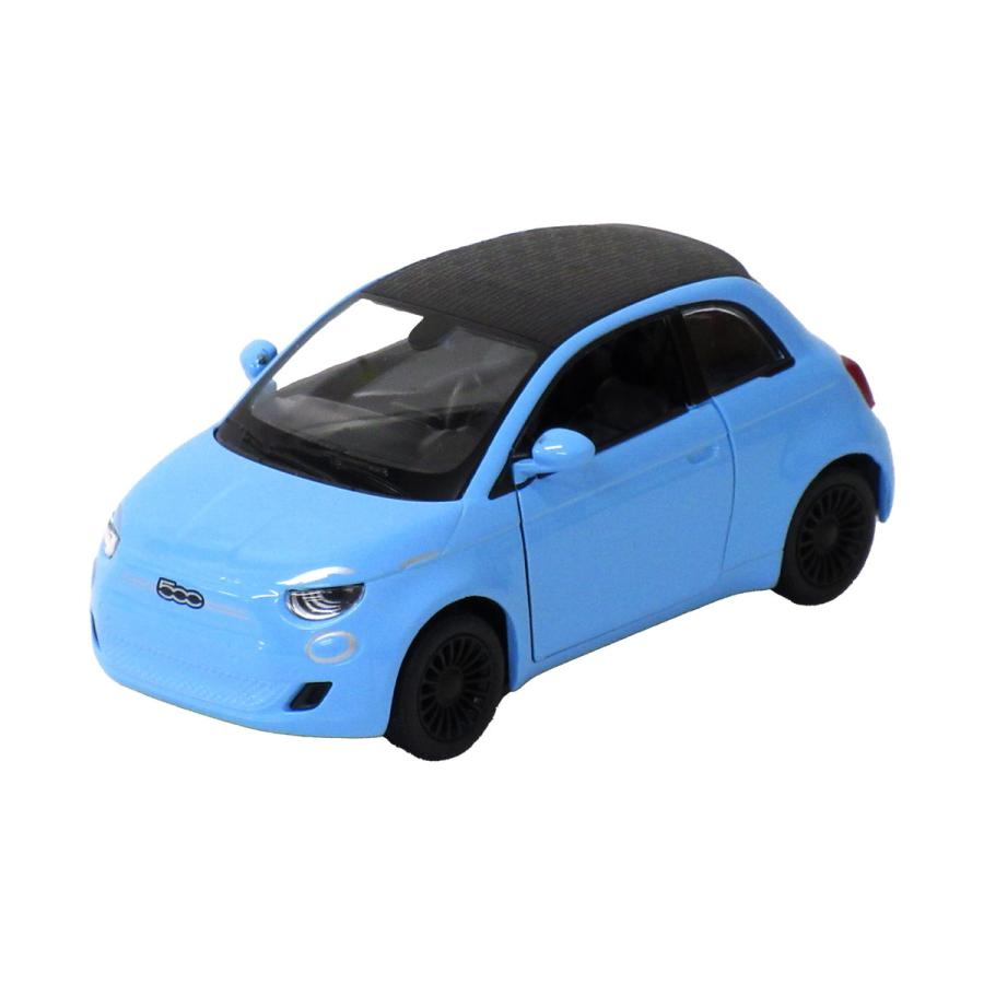 KiNSMART キンスマート プルバックミニカー 1/28 フィアット 500e