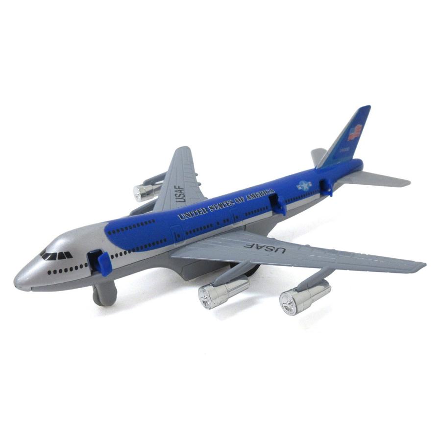 ジャンボジェット 2色アソート 6個入りBOX 航空機 プルバック ミニカー