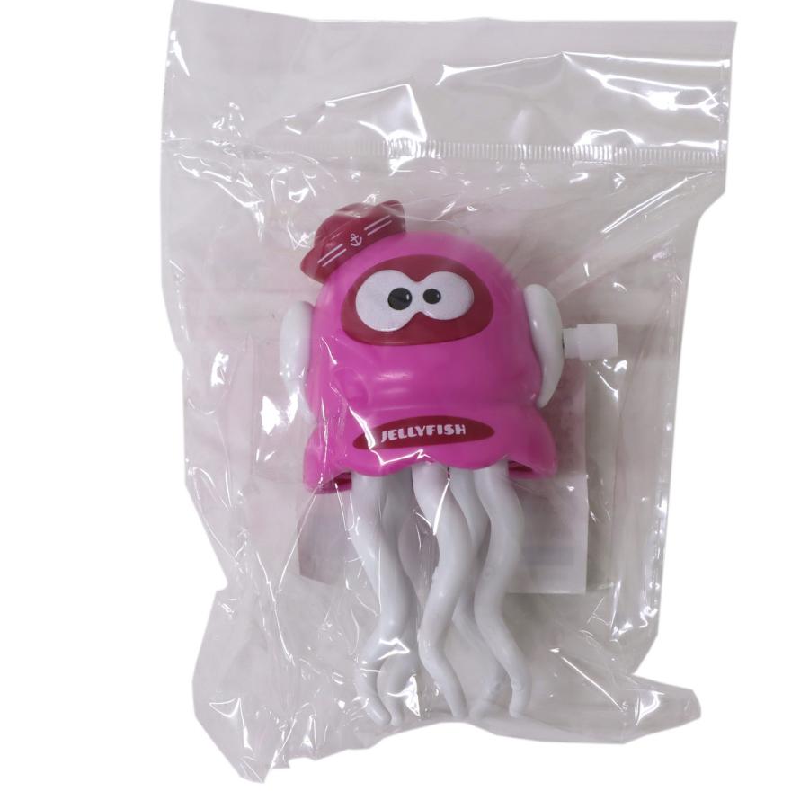 ゼンマイ式 ゆらゆらくらげちゃん 1個 単品 選べる3色 踊る クラゲ