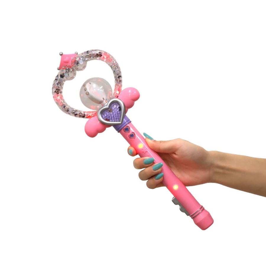 光＆音! エンジェルスティック 3色セット 光る 魔法少女 なりきり