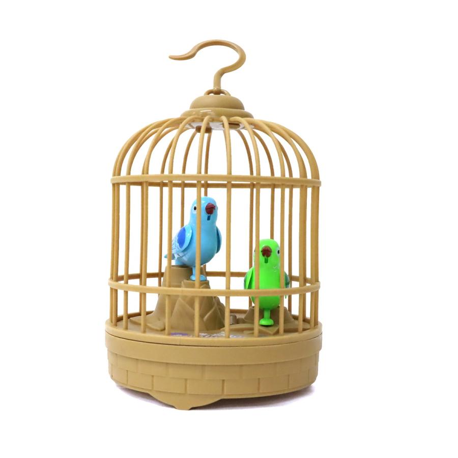 カゴのことり 3色アソート 6個入りBOX 光る 音が鳴る おもちゃ