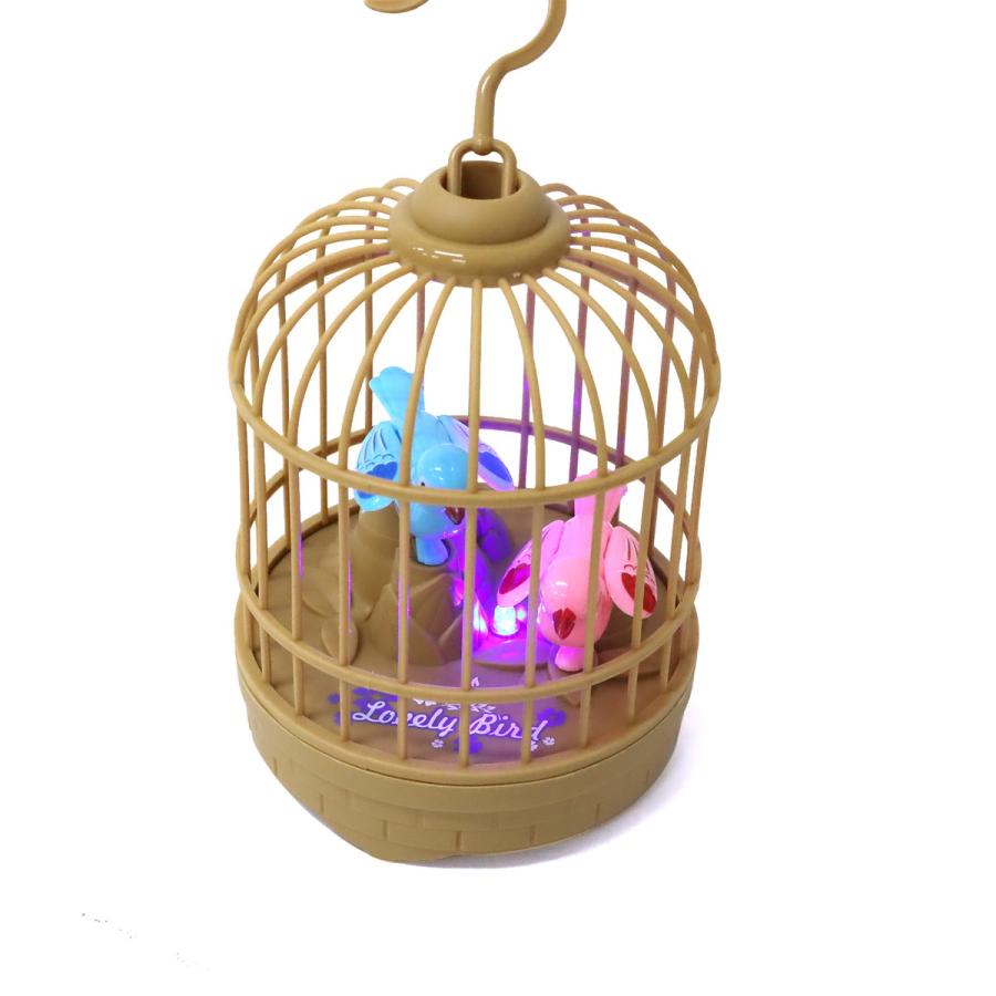 カゴのことり 3色アソート 6個入りBOX 光る 音が鳴る おもちゃ