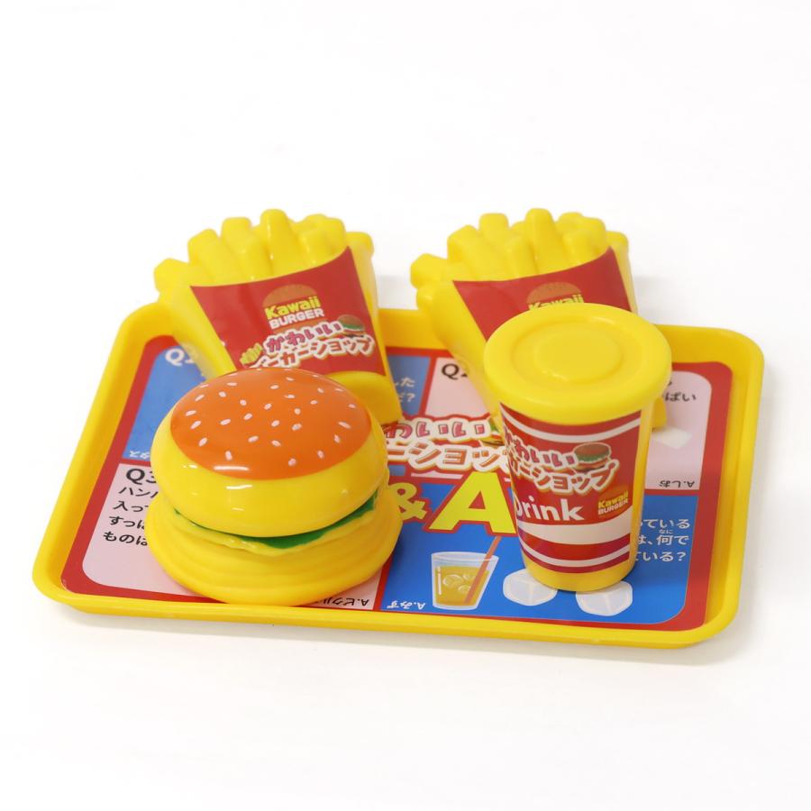おままごと かわいいバーガーショップ ハンバーガー屋さんセット レジ 