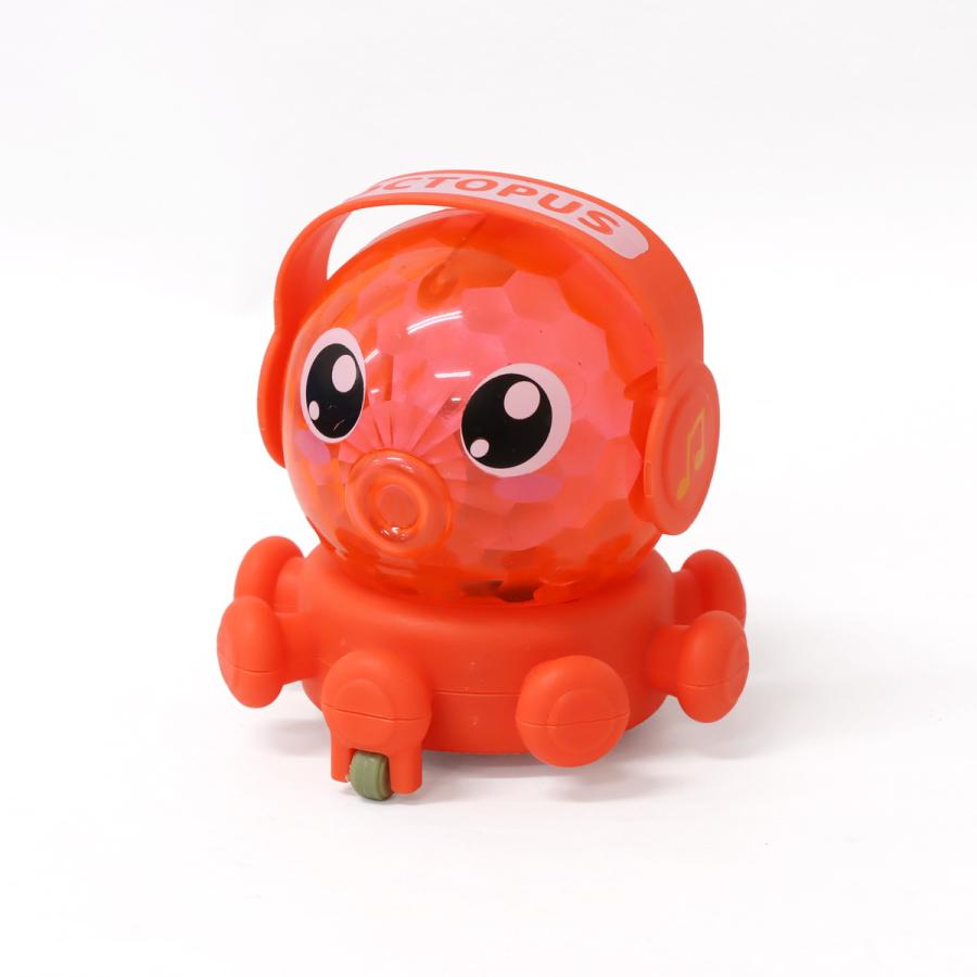 ピカピカひっぱりタコレーサー 1個 単品 選べる2色 光るおもちゃ たこ