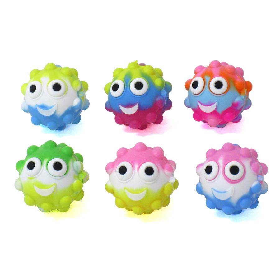目玉が飛び出る ピカプチボール 選べる6色 プッシュポップ ポップイット 知育玩具 ストレス解消 6 791 6 791 テンマヤ 通販 Yahoo ショッピング