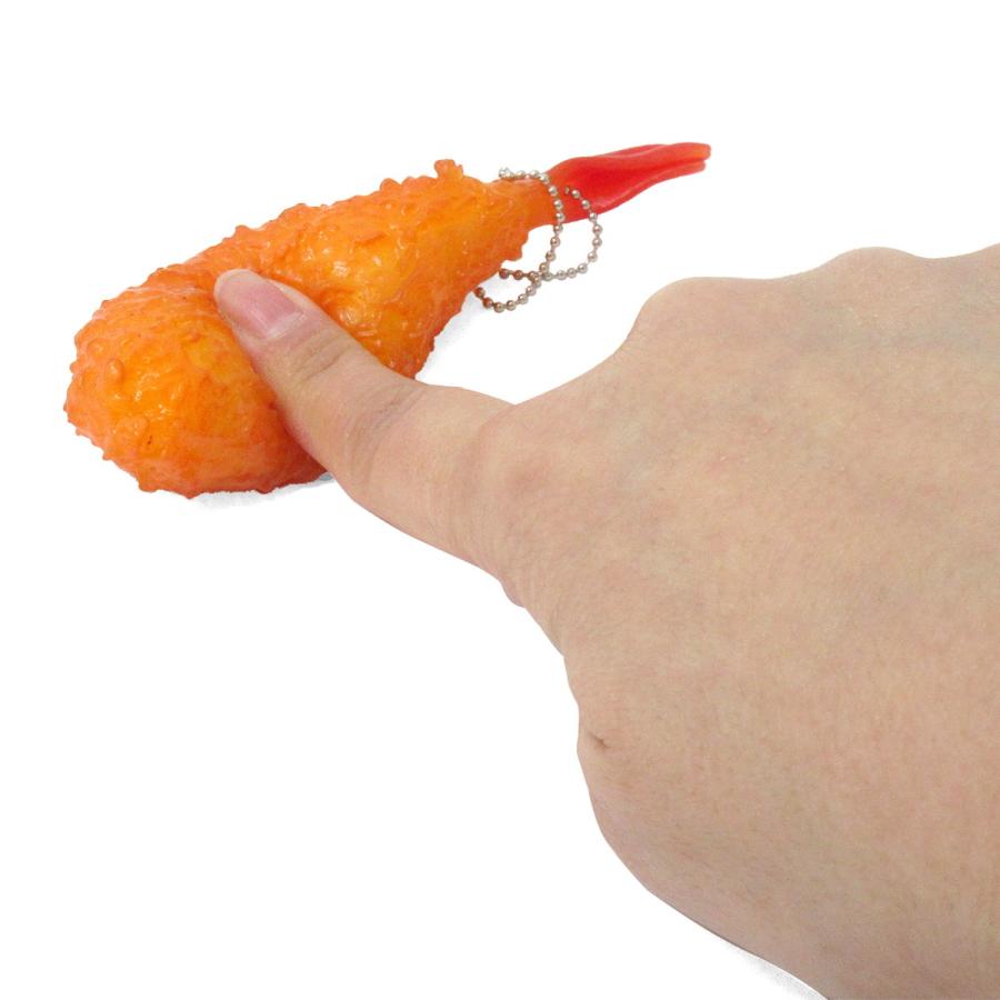 スクイーズ　サクサク　ソースエビフライ 揚げたて♪プリプリサクサク エビフライ 1個 単品 食品サンプル