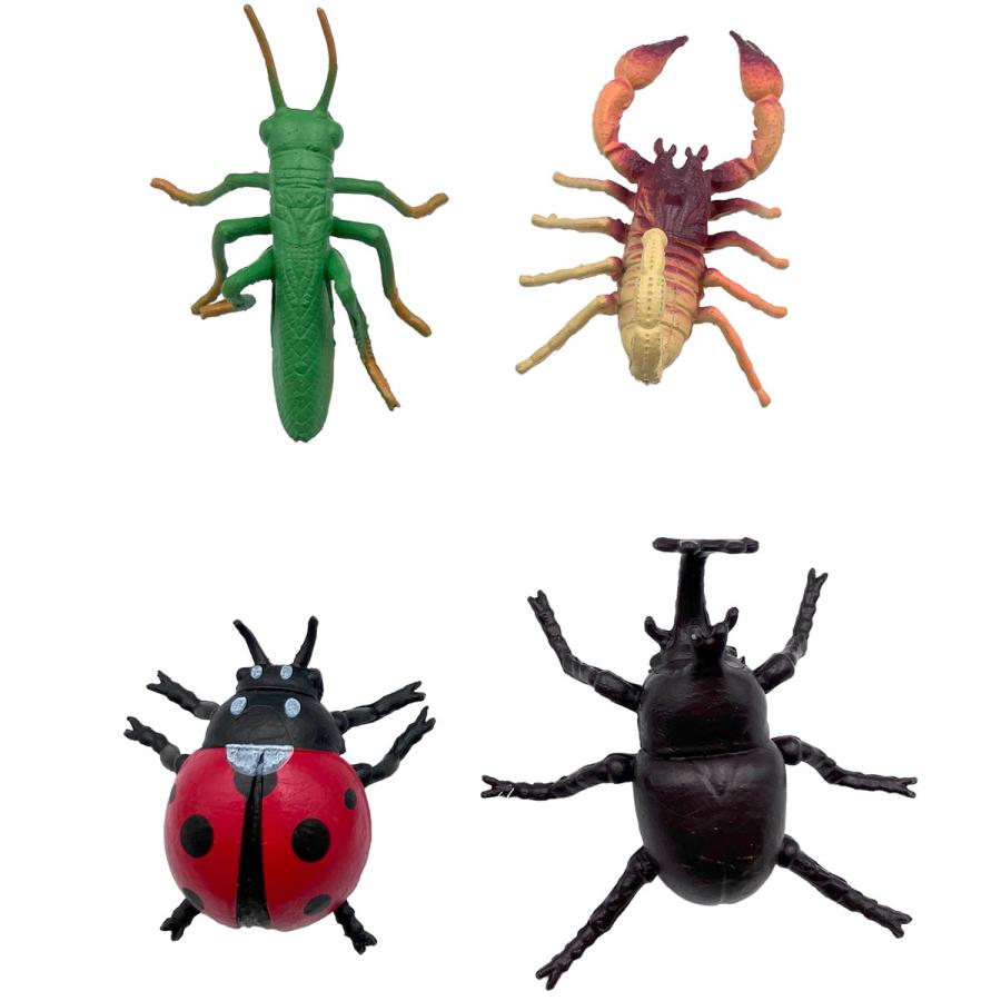 昆虫ワールド フィギュアセット リアルな昆虫 フィギュア おもちゃ 12