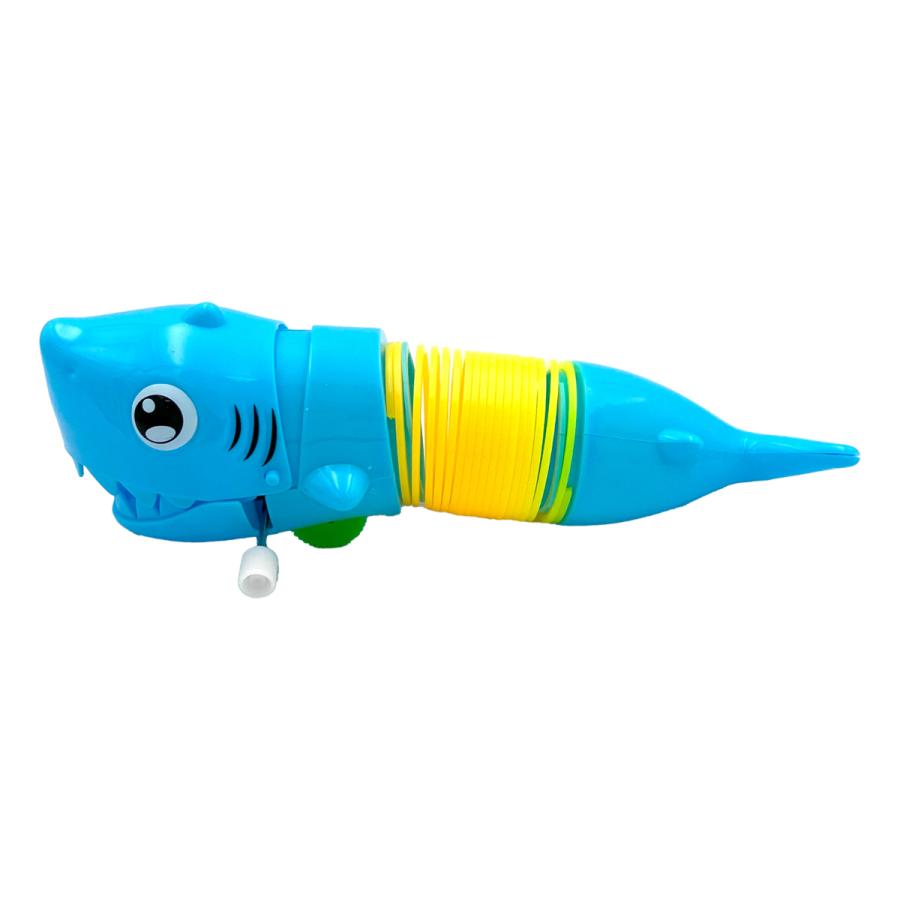 びよんびよんアニマル サメ＆ワニ 2種×3色 6個セット ゼンマイ