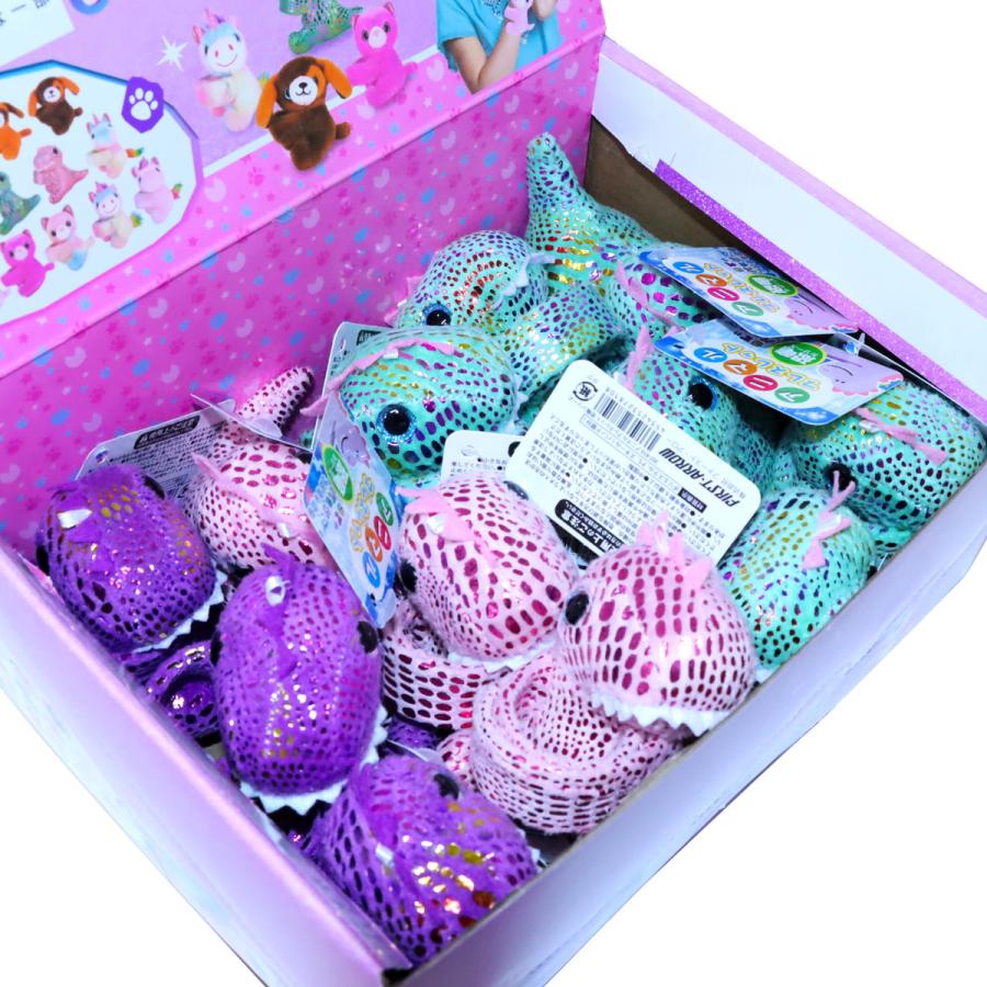 アニマルブレスレット 恐竜シリーズ 3色アソート 12個入りBOX パッチン