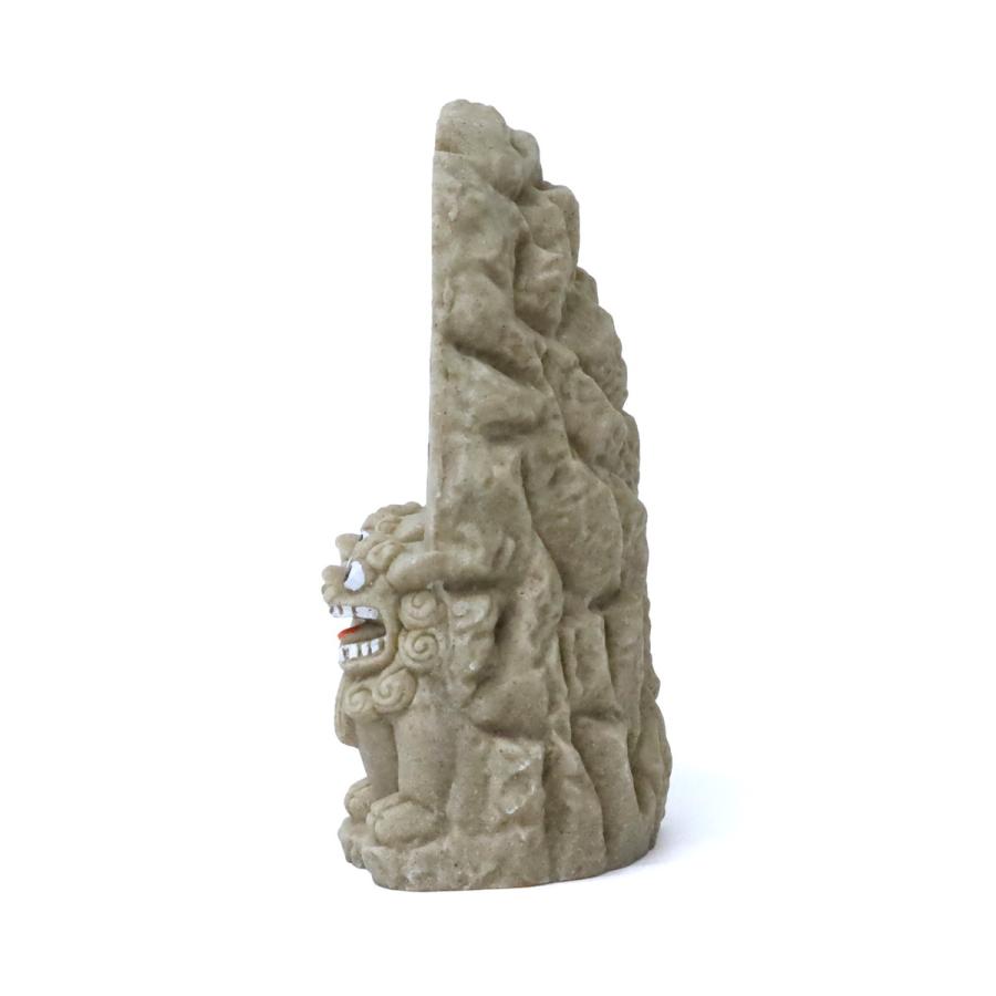 ご長寿石敢當 置物 1個 単品 選べる3色 シーサー 魔除け 厄除け 沖縄