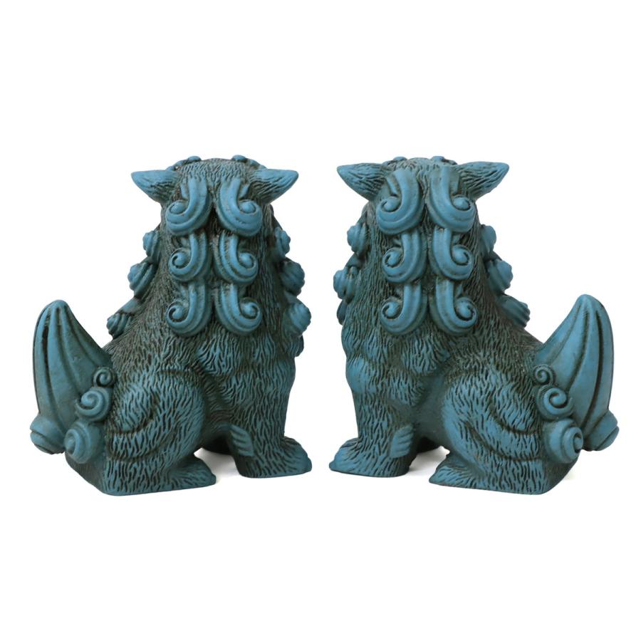 55mm 招福レギュラー獅子(座) シーサー ウェザリングタイプ 1個 単品