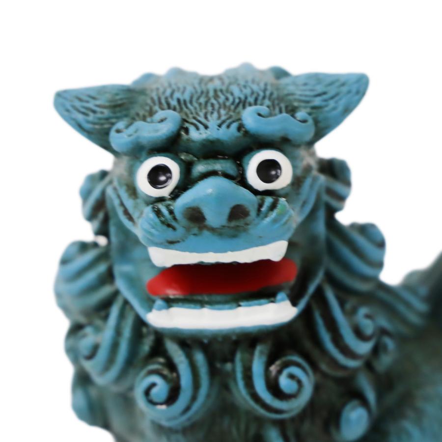 55mm 招福レギュラー獅子(座) シーサー ウェザリングタイプ 1個 単品
