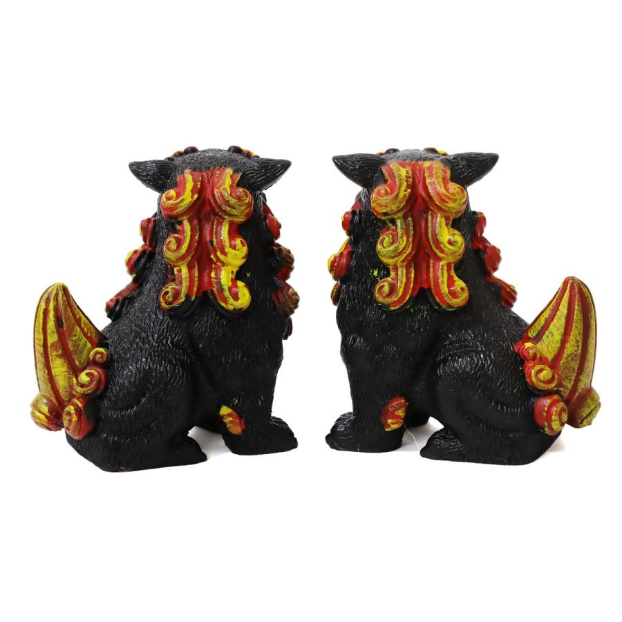 55mm 招福レギュラー獅子(座) シーサー ウェザリングタイプ 1個 単品