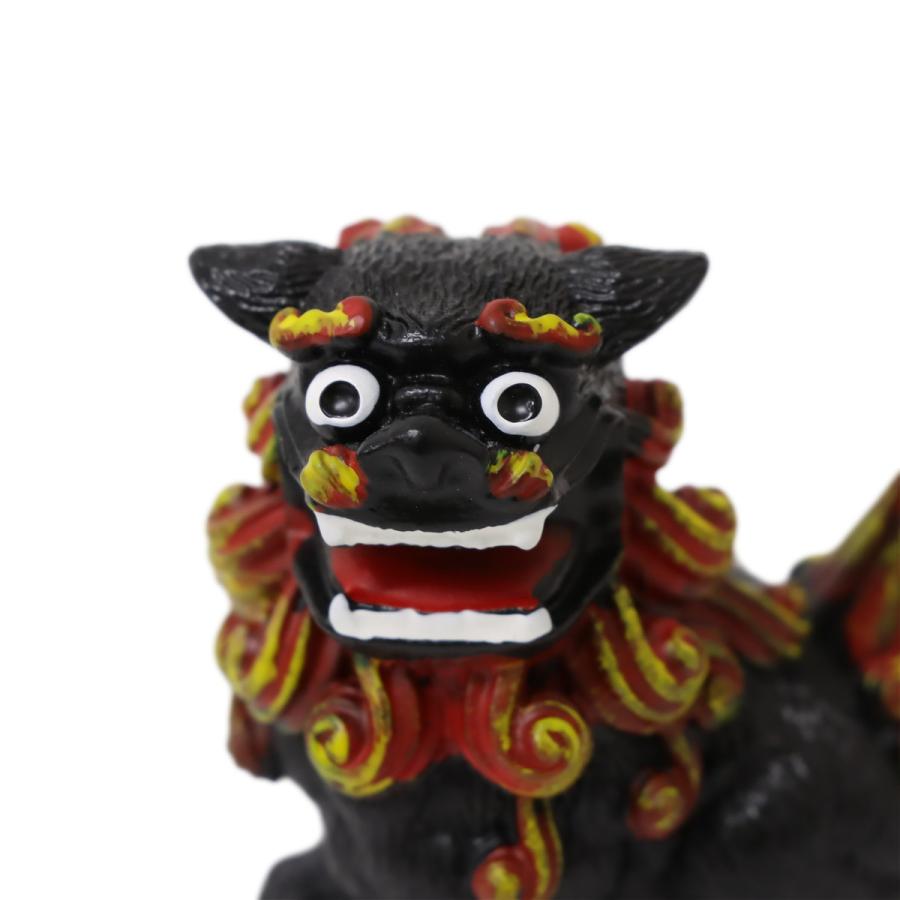 55mm 招福レギュラー獅子(座) シーサー ウェザリングタイプ 1個 単品