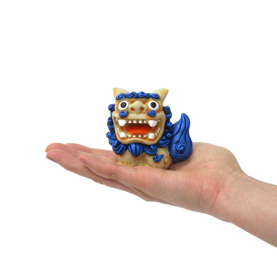 ポリ置物 顔でかシーサー 1個 単品 選べる2色 魔除け 厄除け ポリ置物 顔でかシーサー 1個 単品 選べる2色 魔除け 厄除け