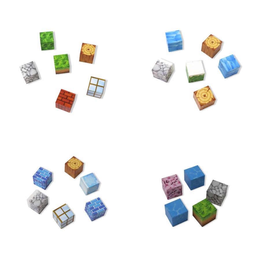 知育玩具 マグネットキューブブロック マグネットブロック 32個入り 4