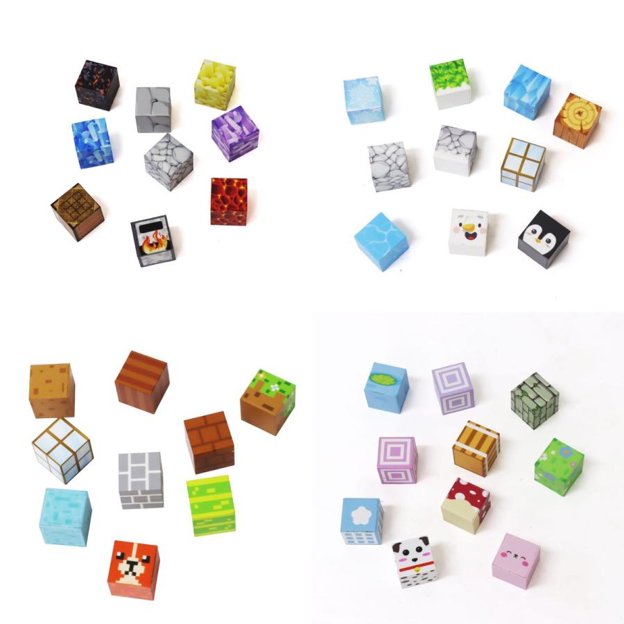 知育玩具 マグネットキューブブロック3 マグネットブロック 32個入り