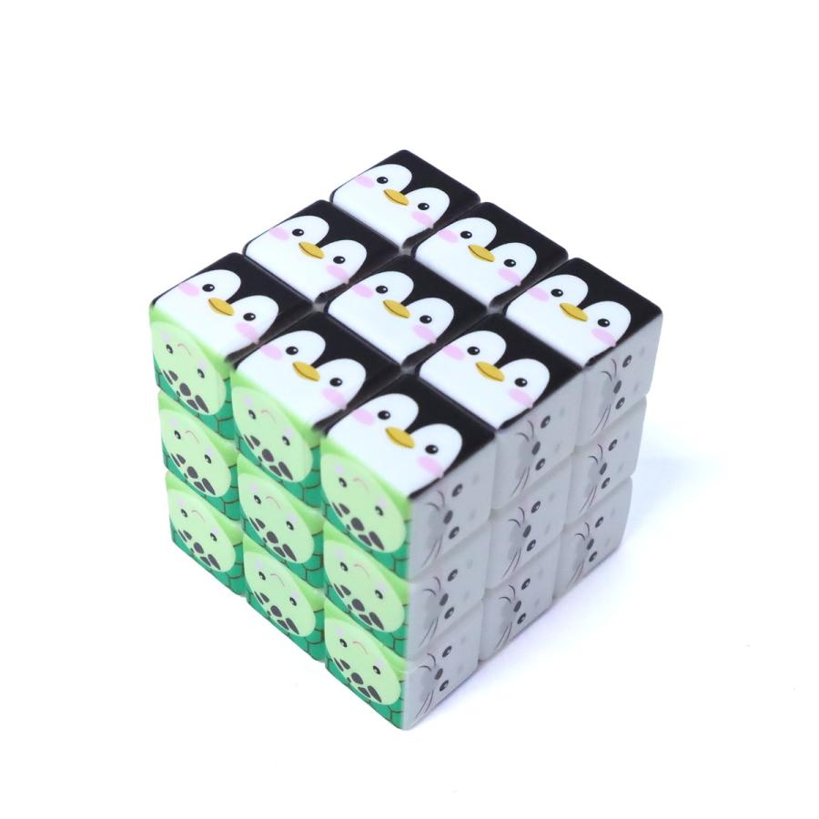 海の仲間キューブ 立体パズル 単品 3D キューブパズル 知育玩具