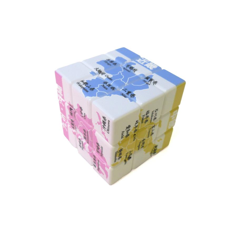 日本地図キューブ 立体パズル 6個入りBOX 3D キューブパズル 知育玩具