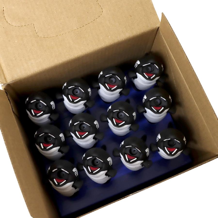ピューピューマリンペン 12本入りBOX ボールペン 黒 シャチ 音が鳴る