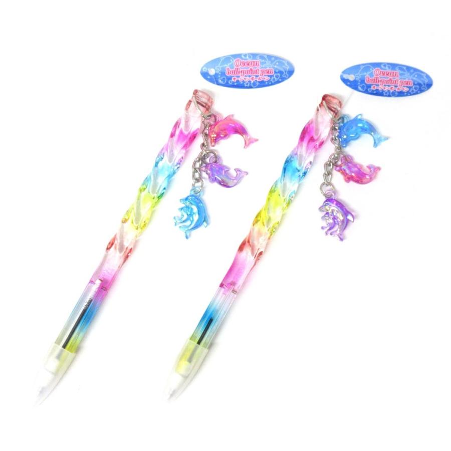 ボールペン レインボーツイストペン ドルフィン 36本入りBOX