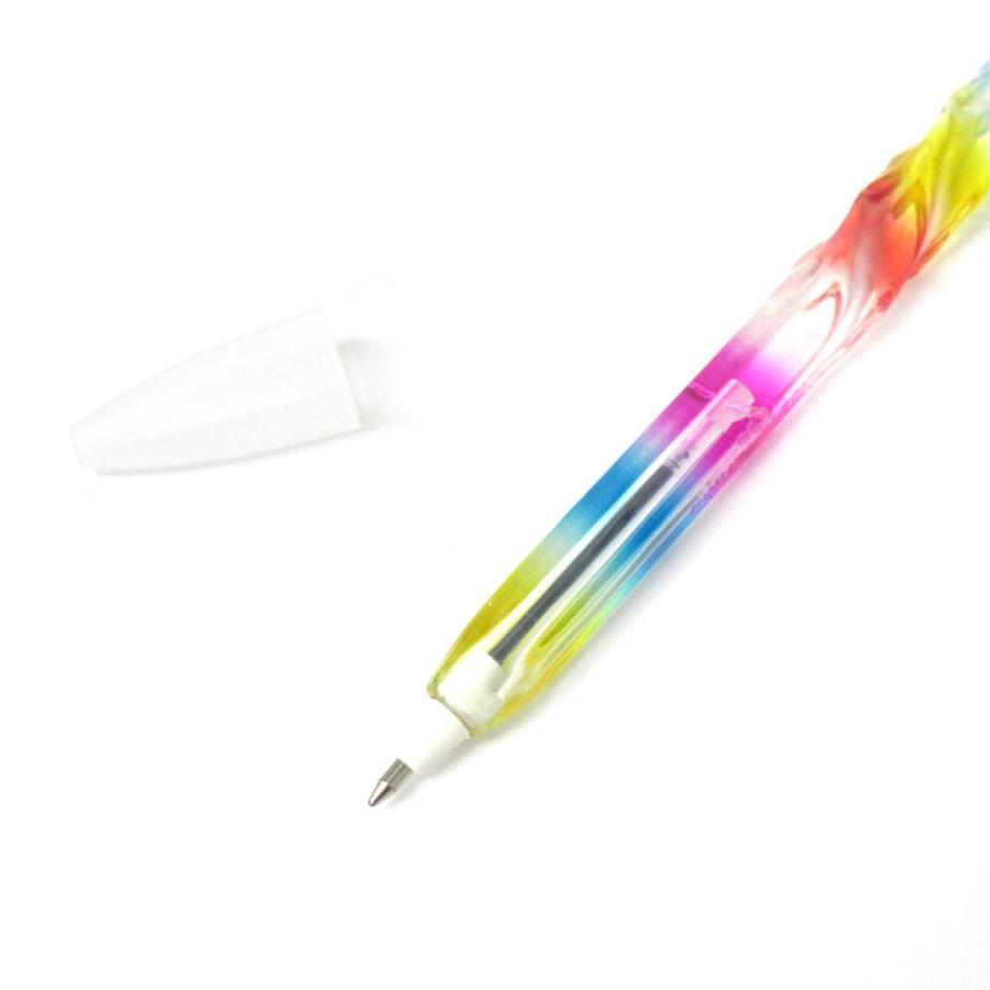 ボールペン レインボーツイストペン シェル 単品 ステーショナリー