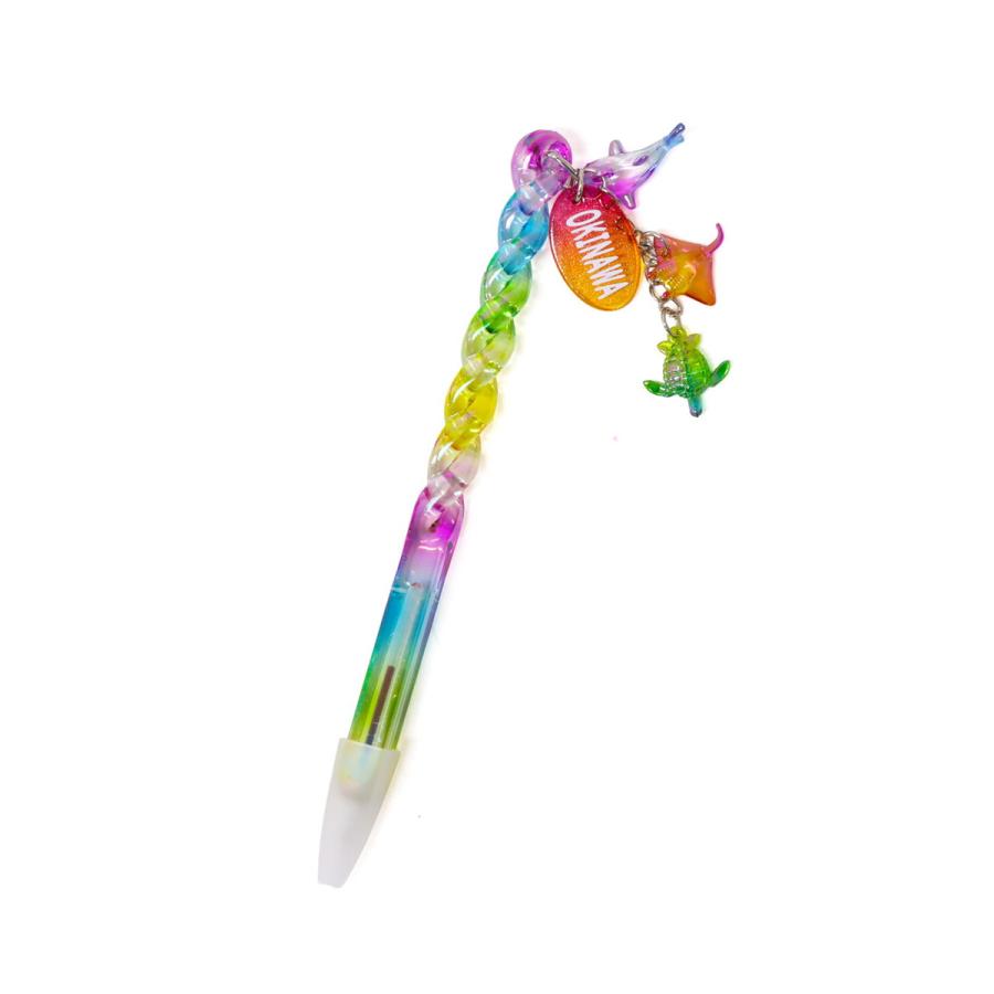 ボールペン レインボーツイストロールペン 沖縄 1本 単品 選べる3色