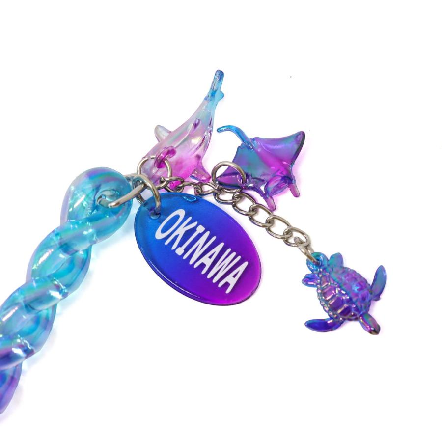 ボールペン オーロラツイストロールペン 沖縄 3色セット マリン
