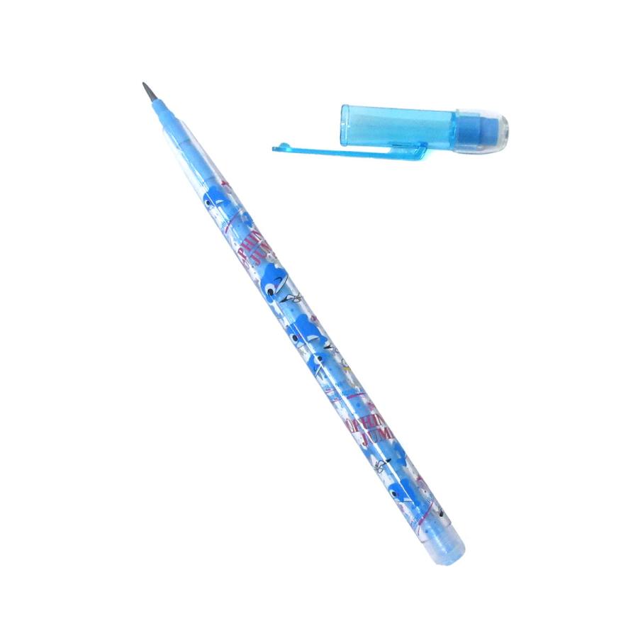 ロケット鉛筆 ドルフィンジャンプ 2本セット ブルー/ピンク 入れ替え